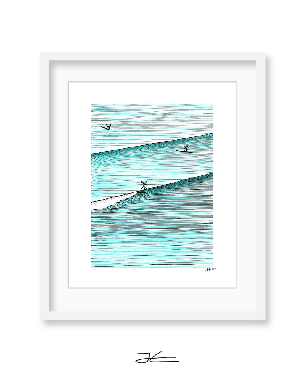 Hang Moose - Print/ Framed Print