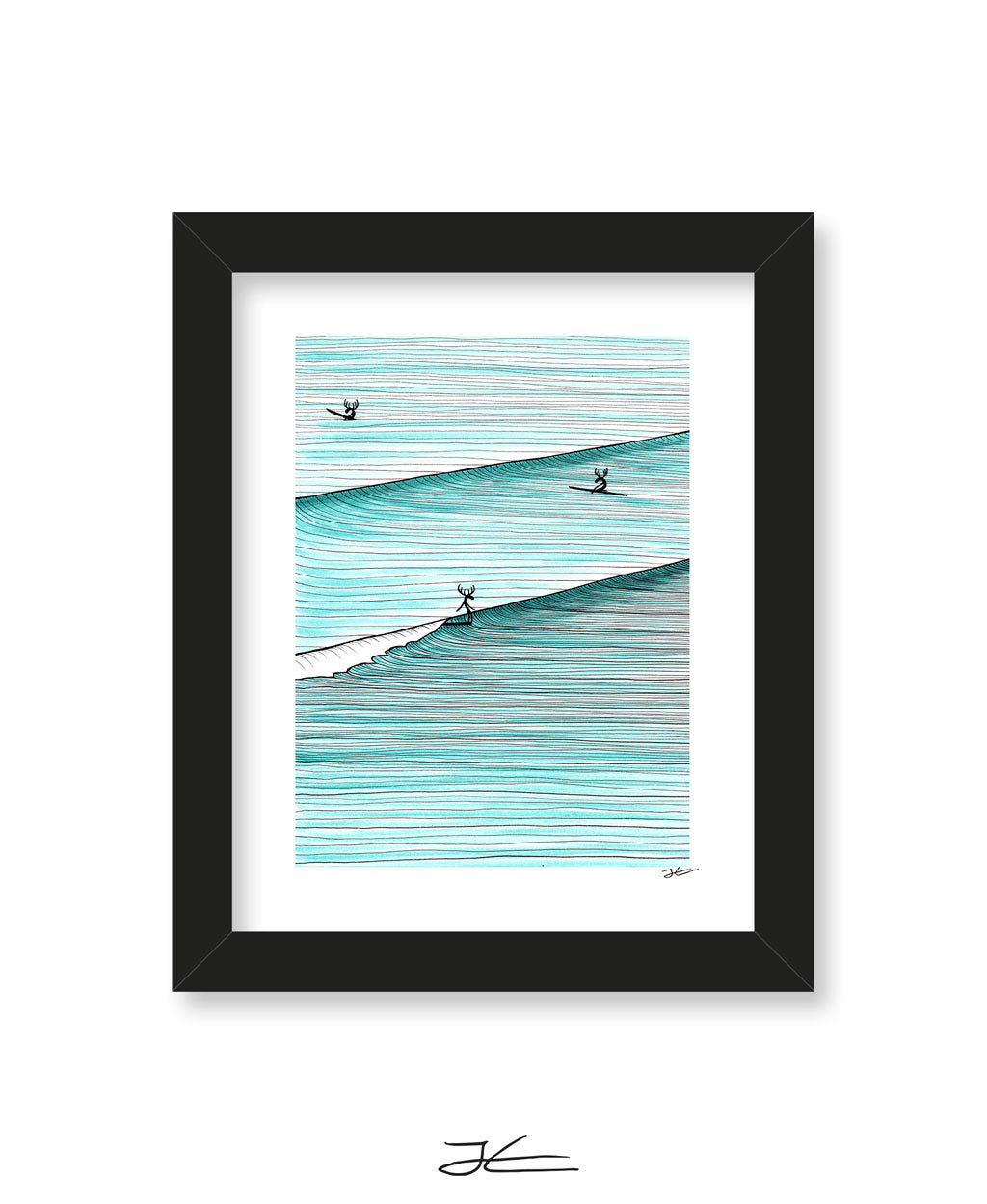 Hang Moose - Print/ Framed Print