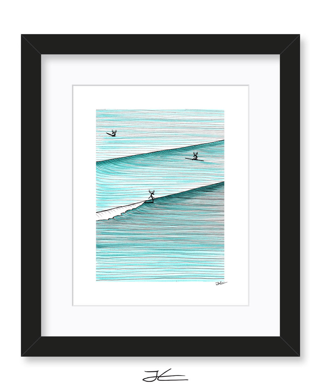 Hang Moose - Print/ Framed Print