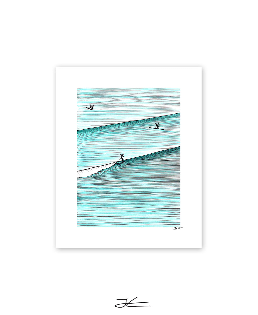 Hang Moose - Print/ Framed Print