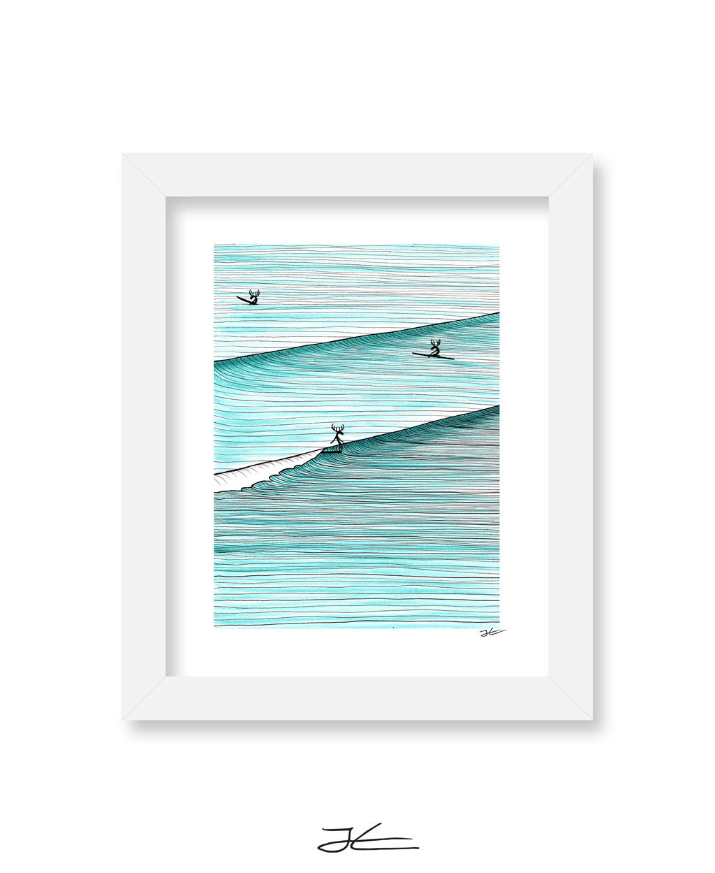 Hang Moose - Print/ Framed Print