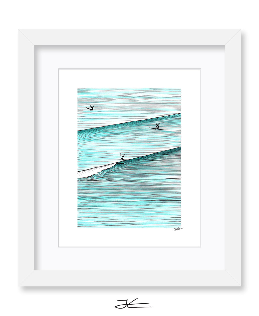 Hang Moose - Print/ Framed Print