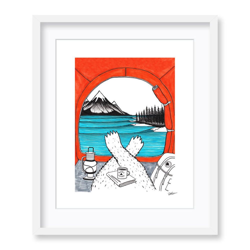 
                  
                    Happy Camper - Print/ Framed Print
                  
                
