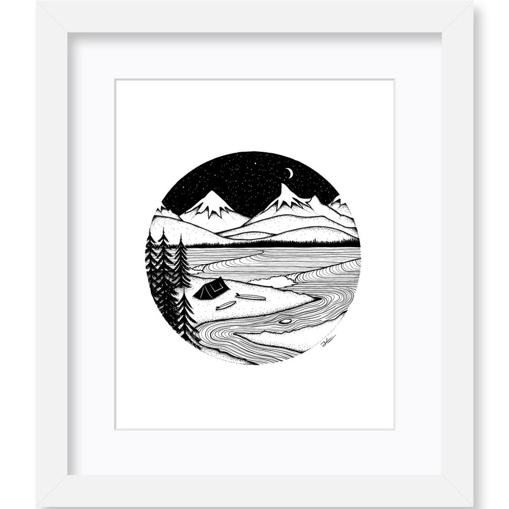 
                  
                    Home is Where You Pitch It- Print/ Framed Print
                  
                