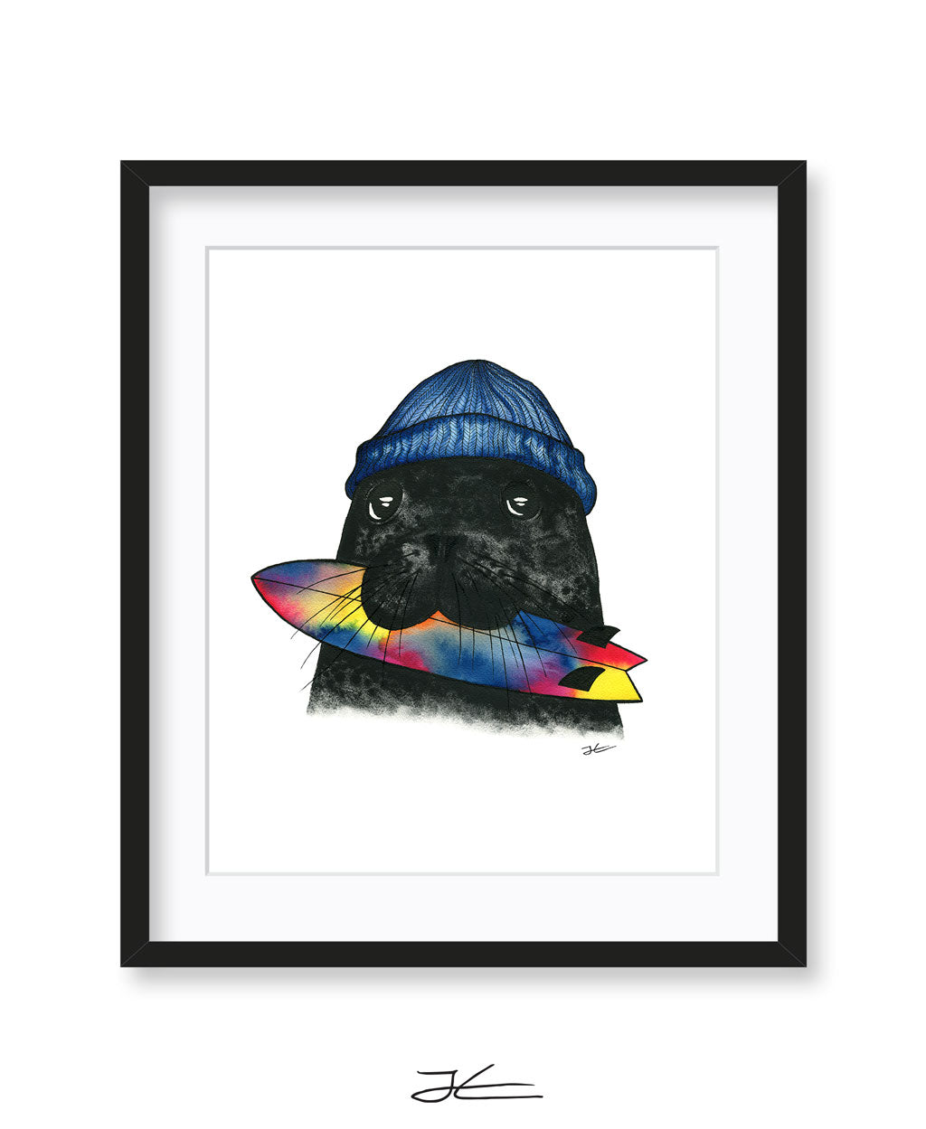 Hungry Seal - Print/ Framed Print