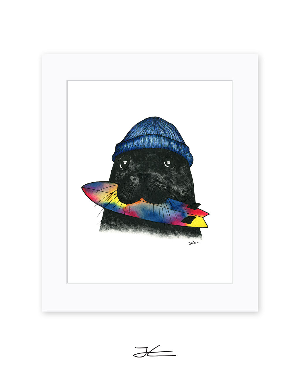 Hungry Seal - Print/ Framed Print