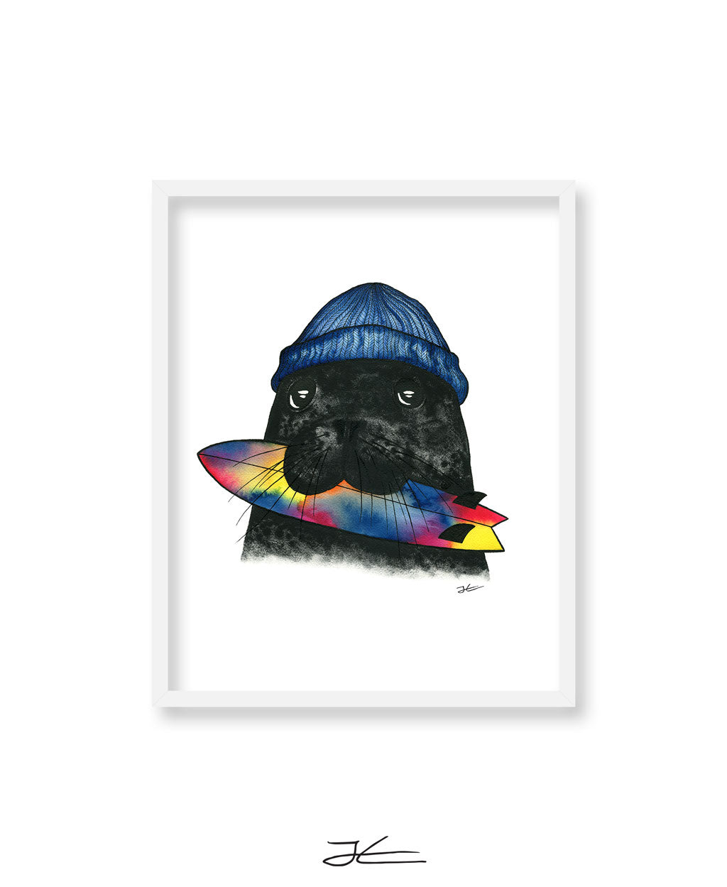 Hungry Seal - Print/ Framed Print