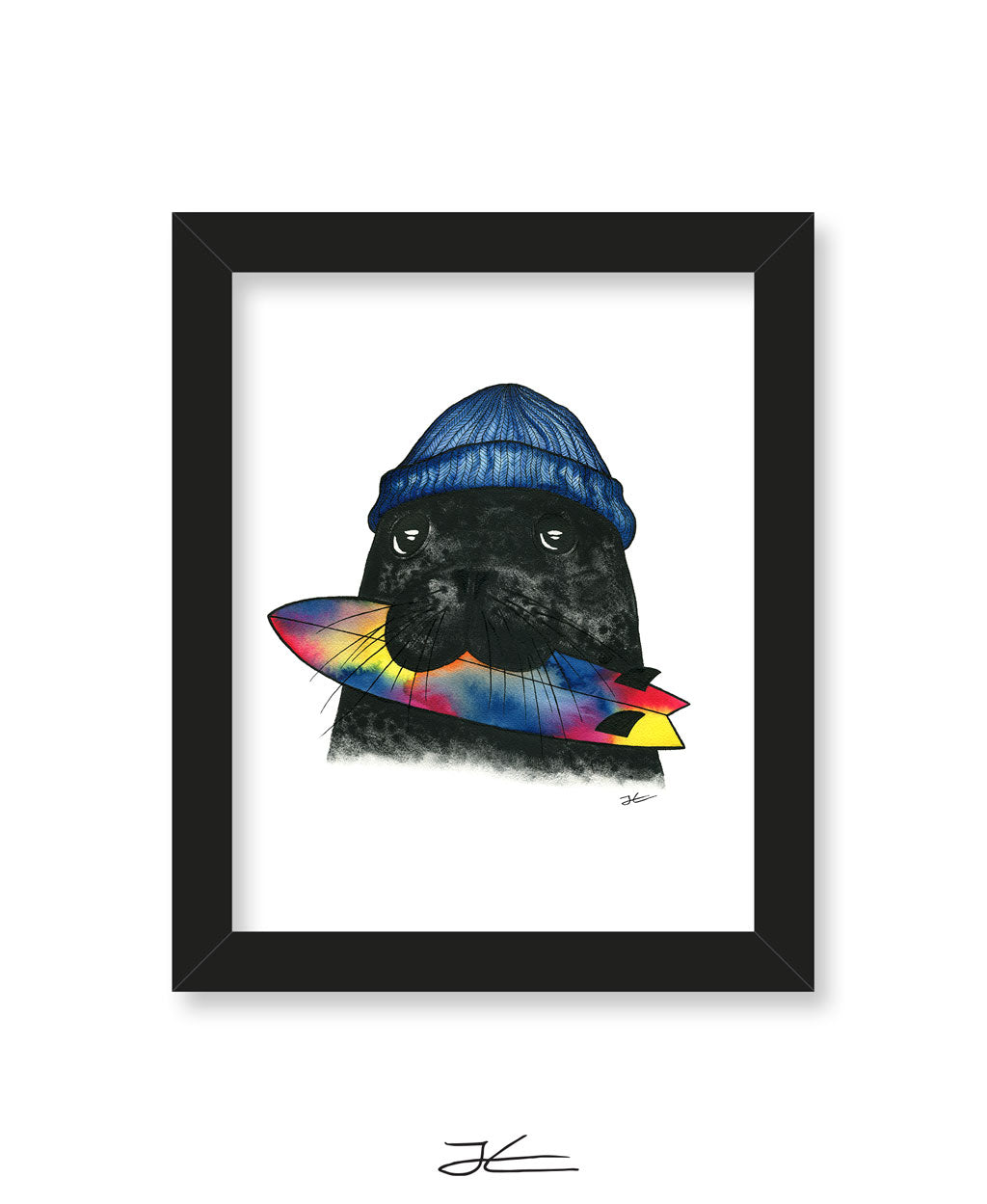 Hungry Seal - Print/ Framed Print
