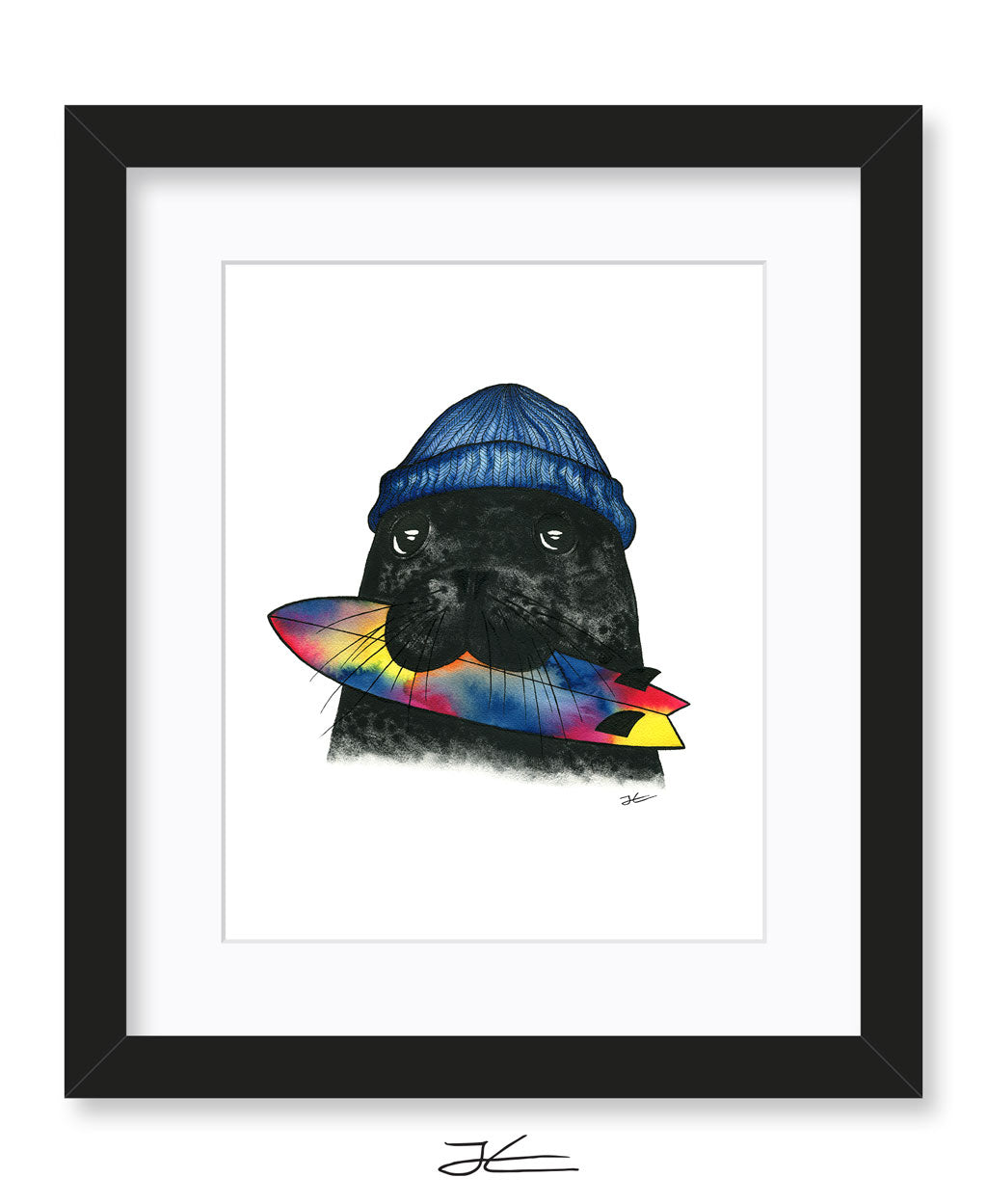 Hungry Seal - Print/ Framed Print