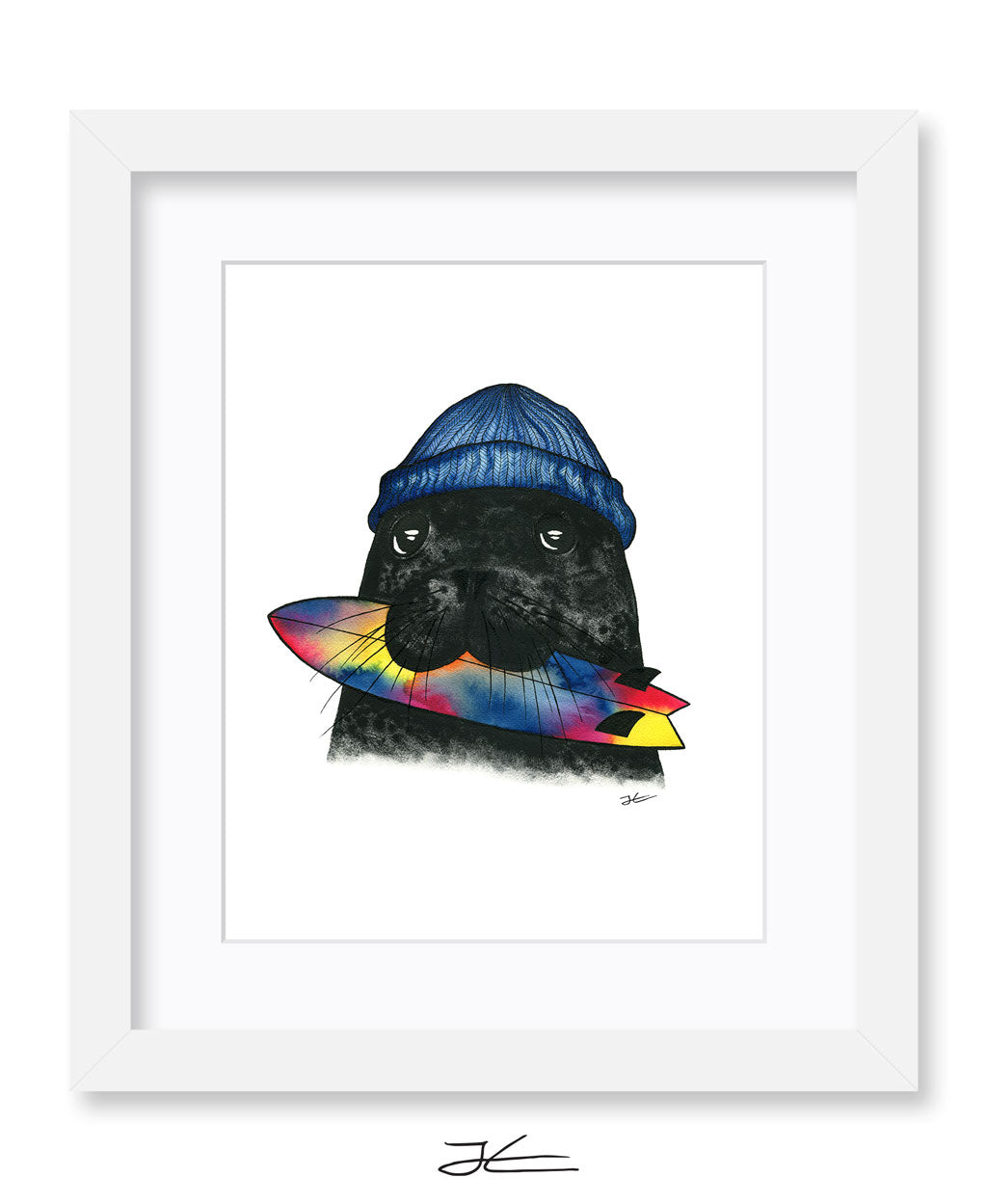 Hungry Seal - Print/ Framed Print