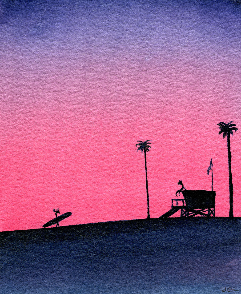 In California - Print/ Framed Print
