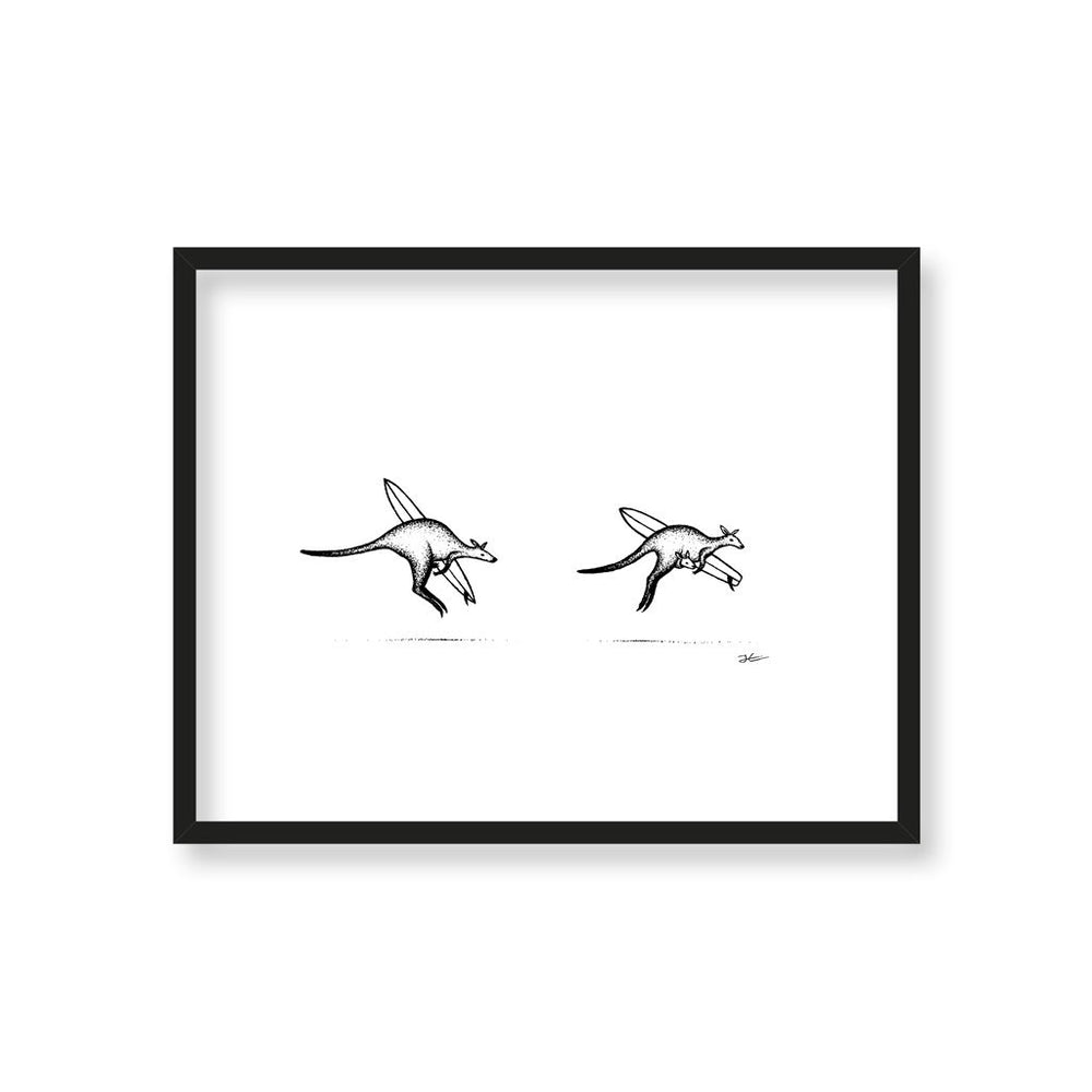 
                  
                    Inktober Kangaroos - Print/ Framed Print
                  
                