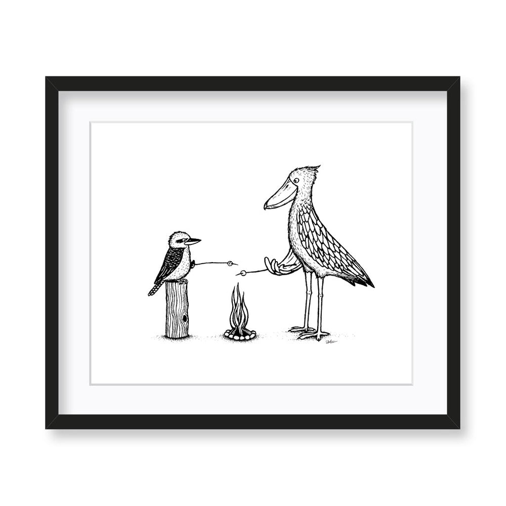 
                  
                    Kookaburra Shoebill Camp Trip - Print/ Framed Print
                  
                