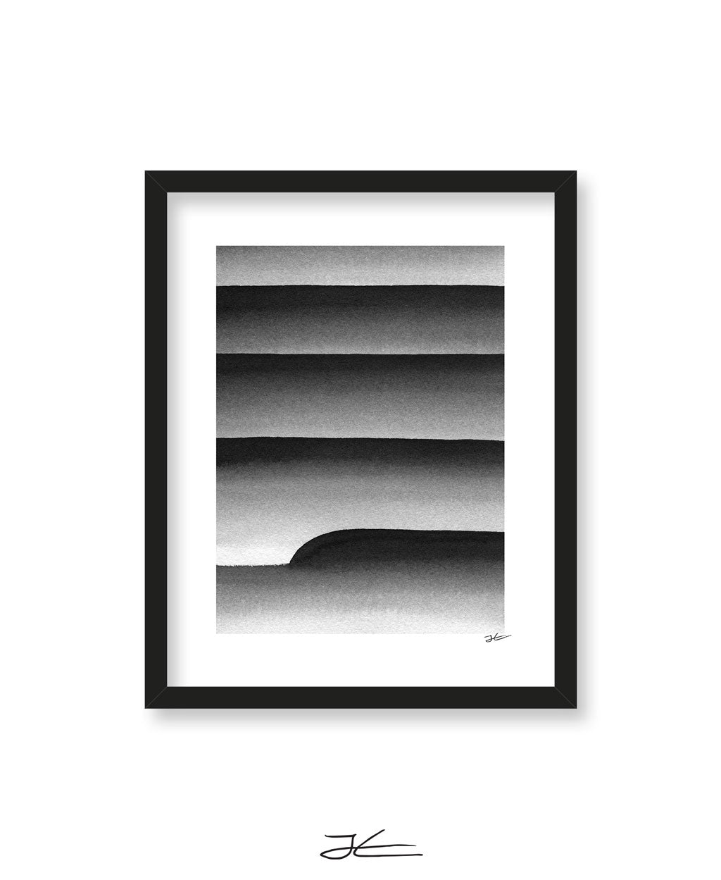 Left / Black -1 - Print/ Framed Print