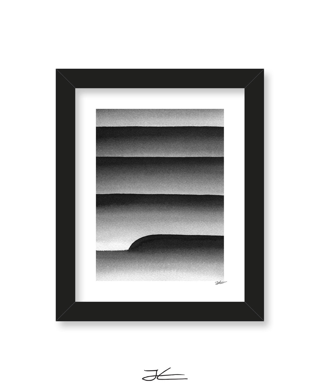 Left / Black -1 - Print/ Framed Print