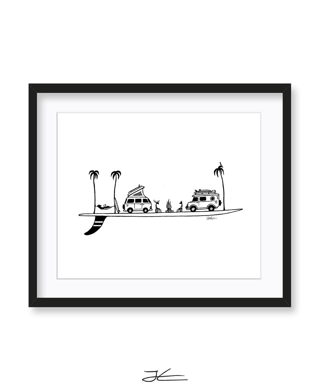 Life on a Single Fin - Print/ Framed Print