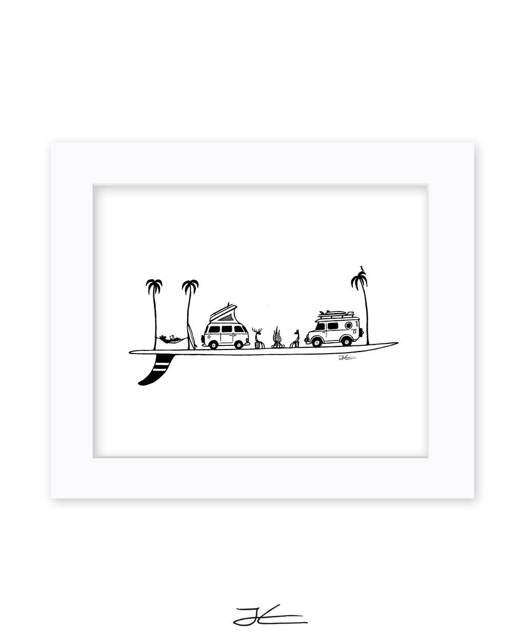 Life on a Single Fin - Print/ Framed Print