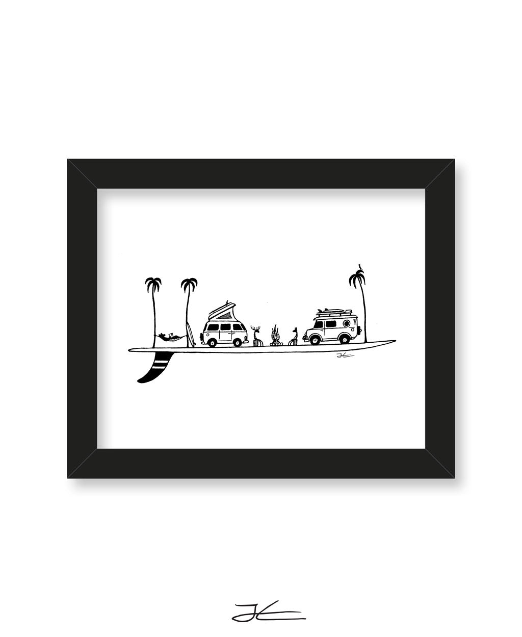 Life on a Single Fin - Print/ Framed Print
