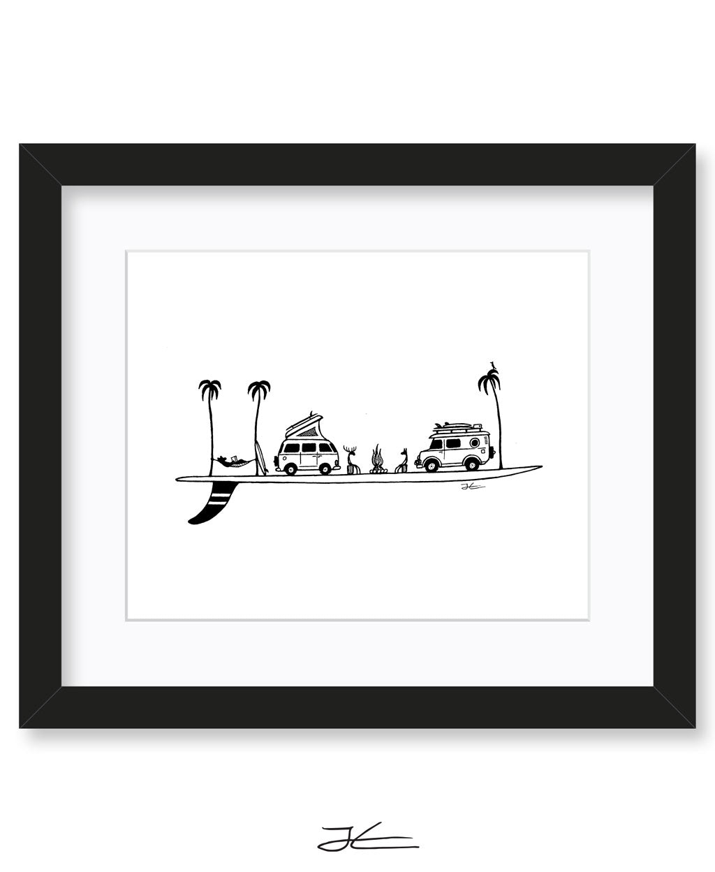 Life on a Single Fin - Print/ Framed Print