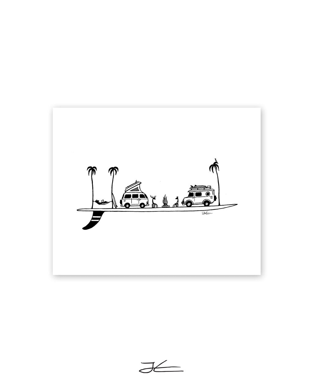 Life on a Single Fin - Print/ Framed Print