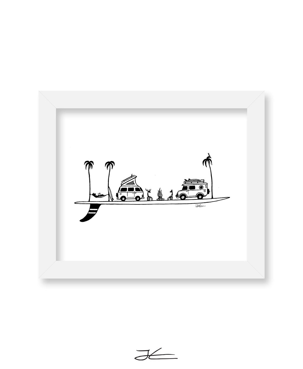 Life on a Single Fin - Print/ Framed Print