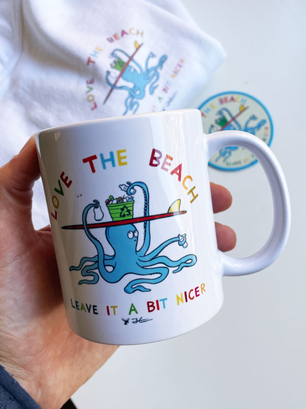 Love The Beach Ceramic Mug