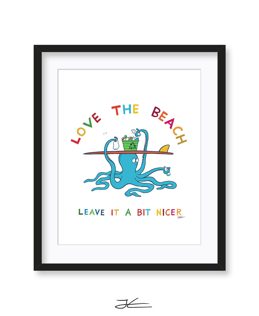 Love The Beach - Print/ Framed Print - Surfrider Japan Collaboration
