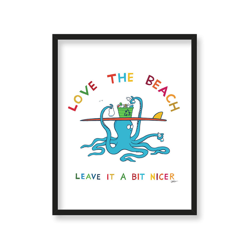 
                  
                    Love The Beach - Print/ Framed Print - Surfrider Japan Collaboration
                  
                