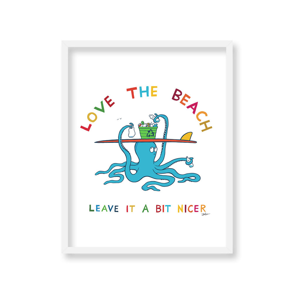 
                  
                    Love The Beach - Print/ Framed Print - Surfrider Japan Collaboration
                  
                