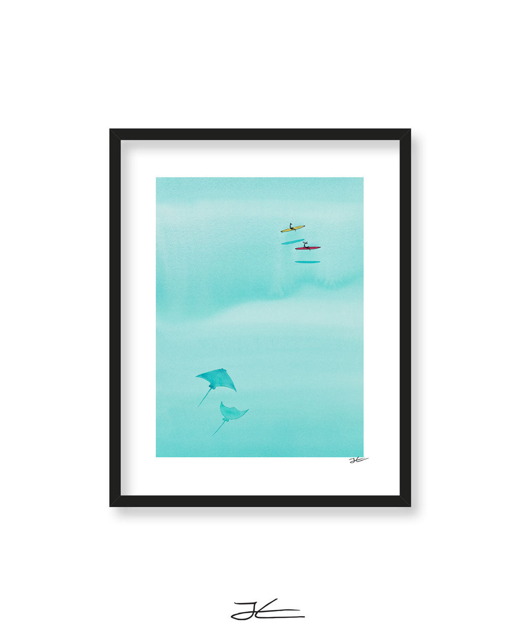 Manta Friends - Print/ Framed Print