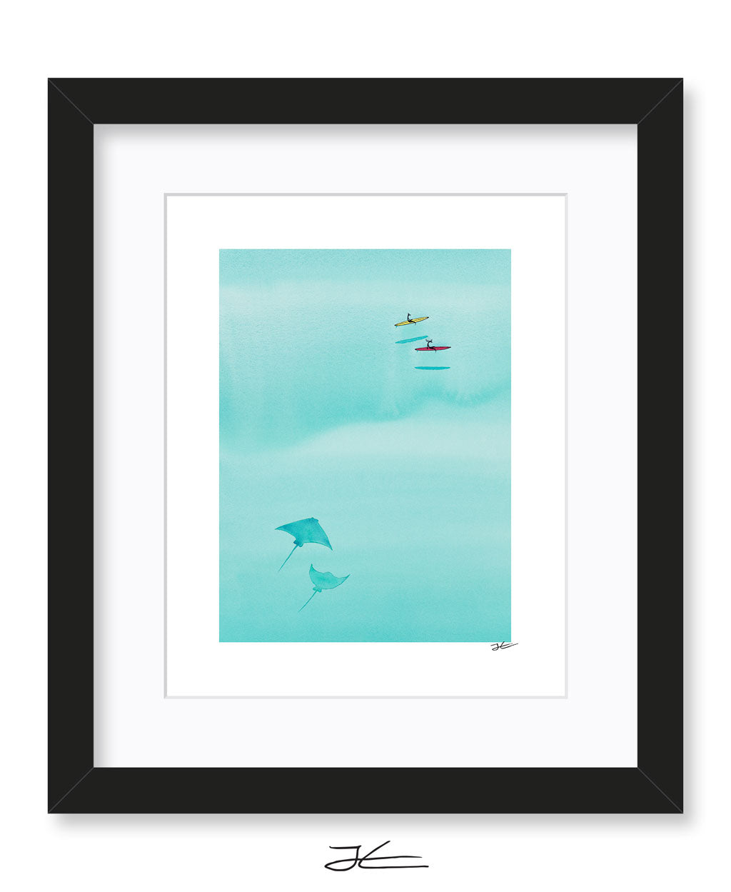 Manta Friends - Print/ Framed Print