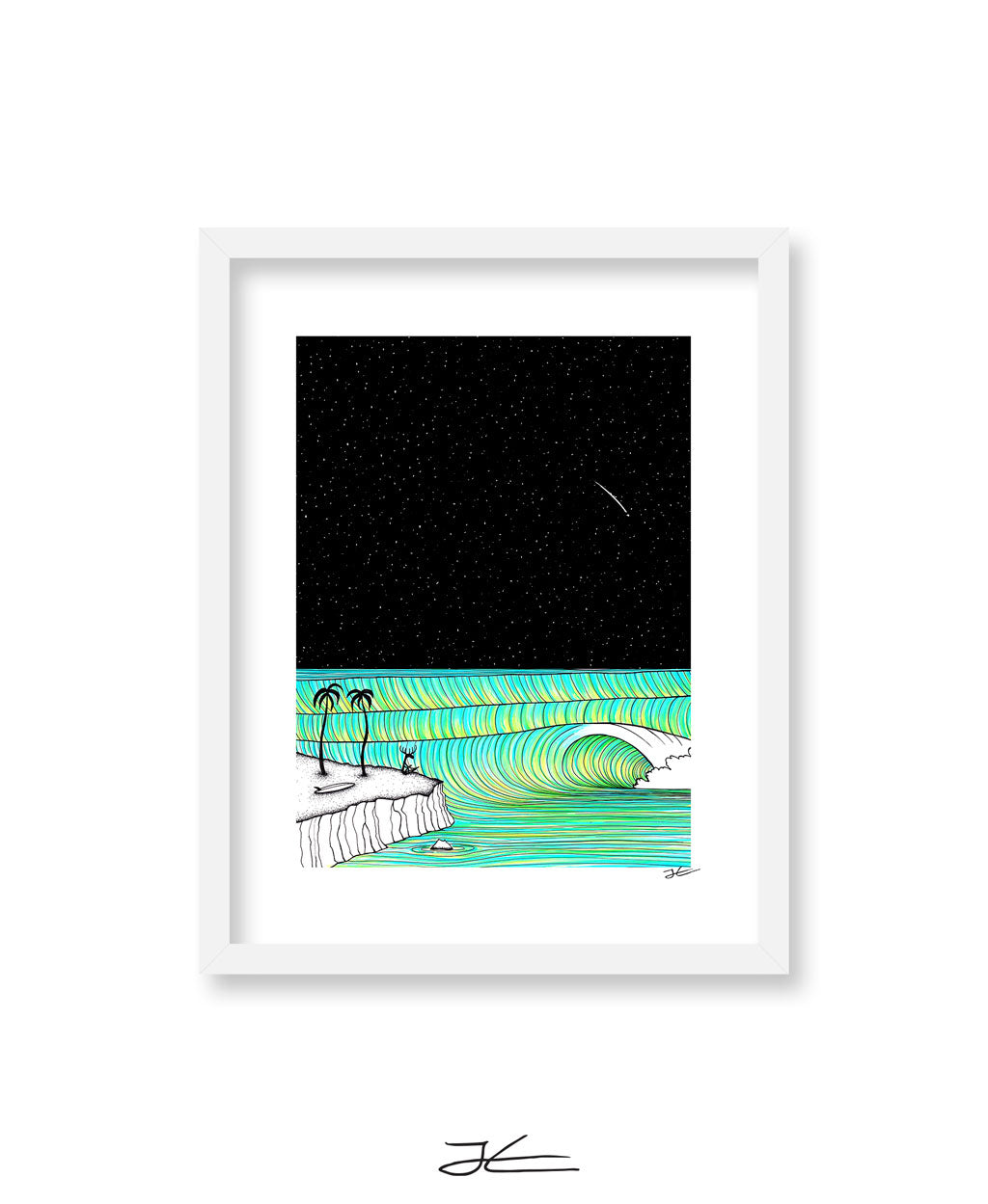Meditating Moose - Print/ Framed Print