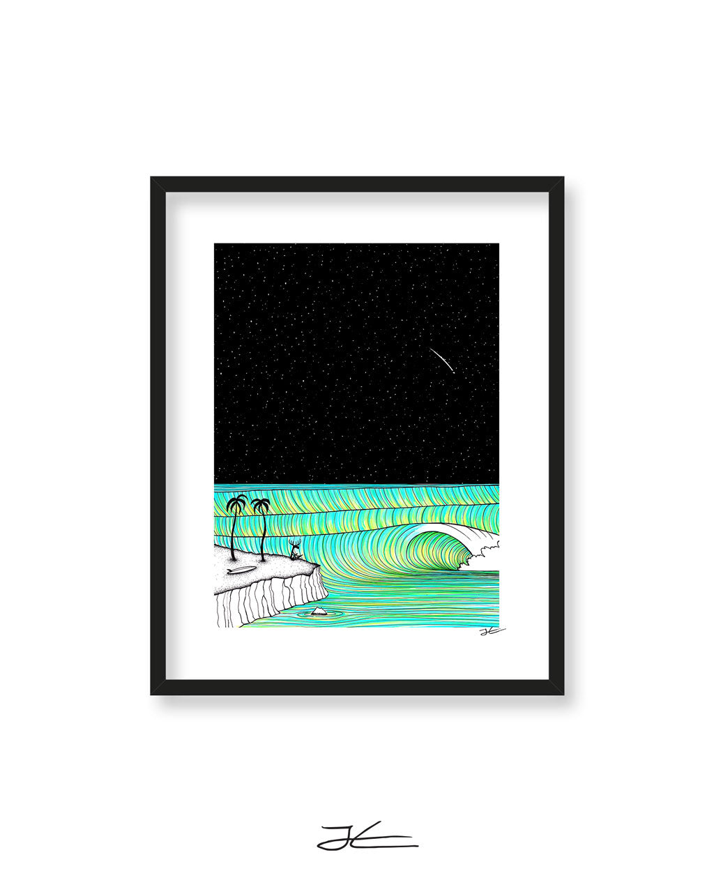Meditating Moose - Print/ Framed Print