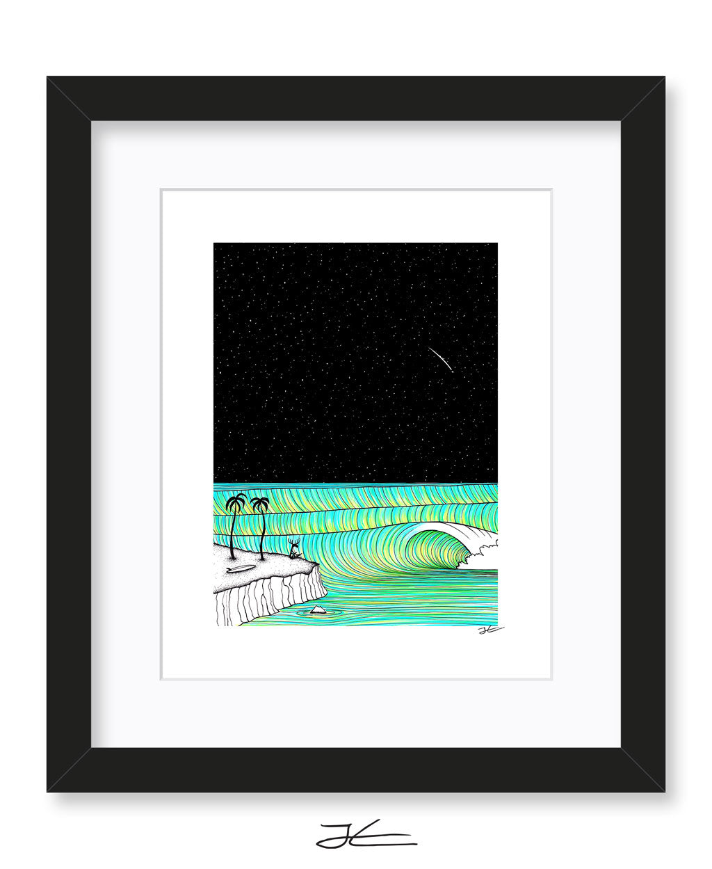 Meditating Moose - Print/ Framed Print