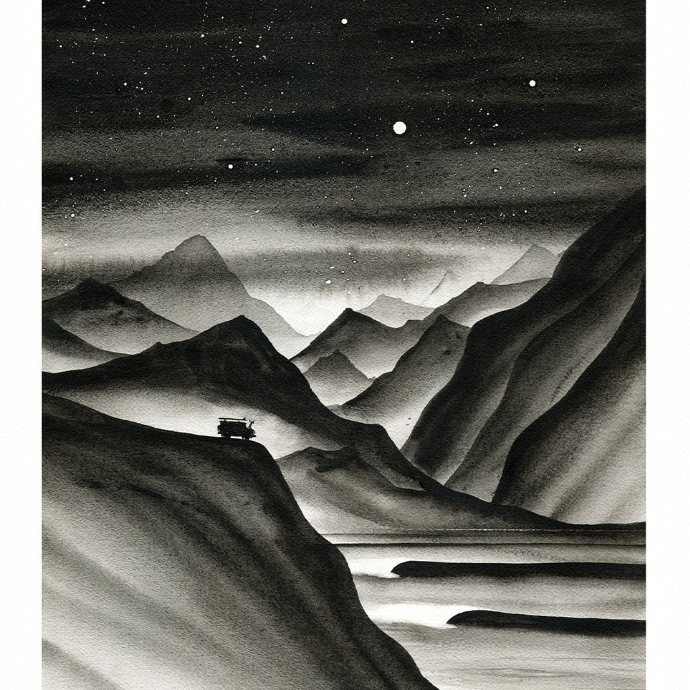 
                  
                    Midnight. Original signed illustration
                  
                