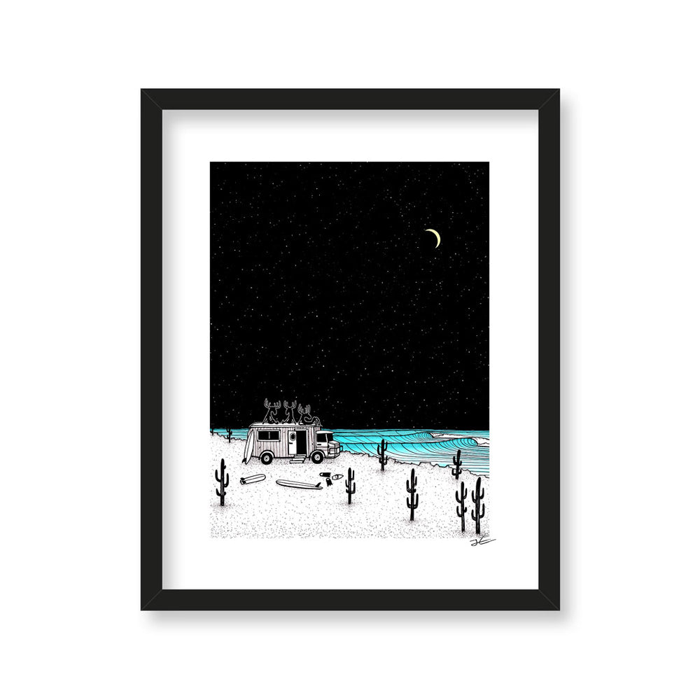 
                  
                    Moose Night Out - Print/ Framed Print
                  
                