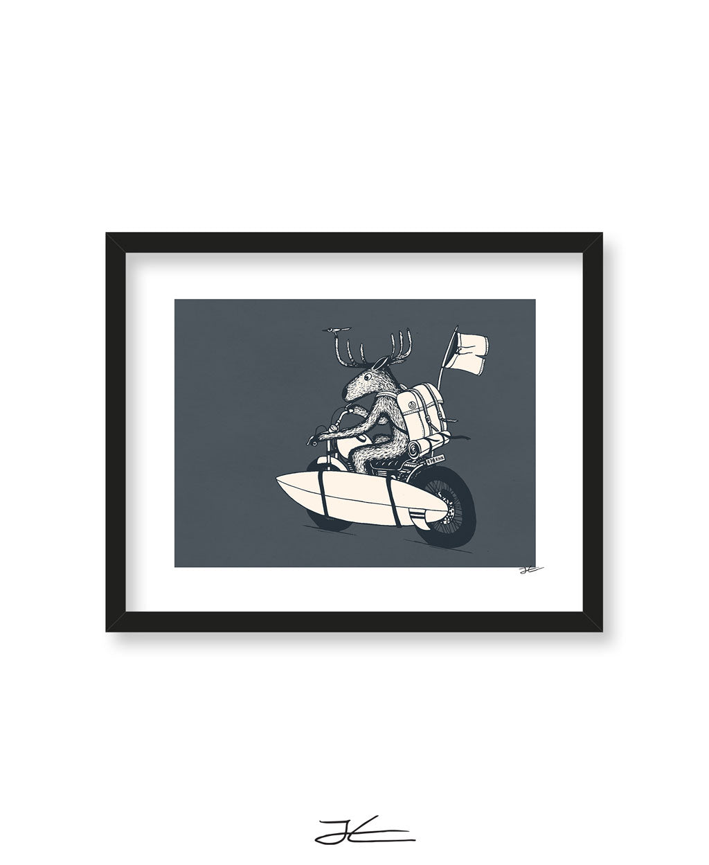 Moose On The Loose - Print/ Framed Print