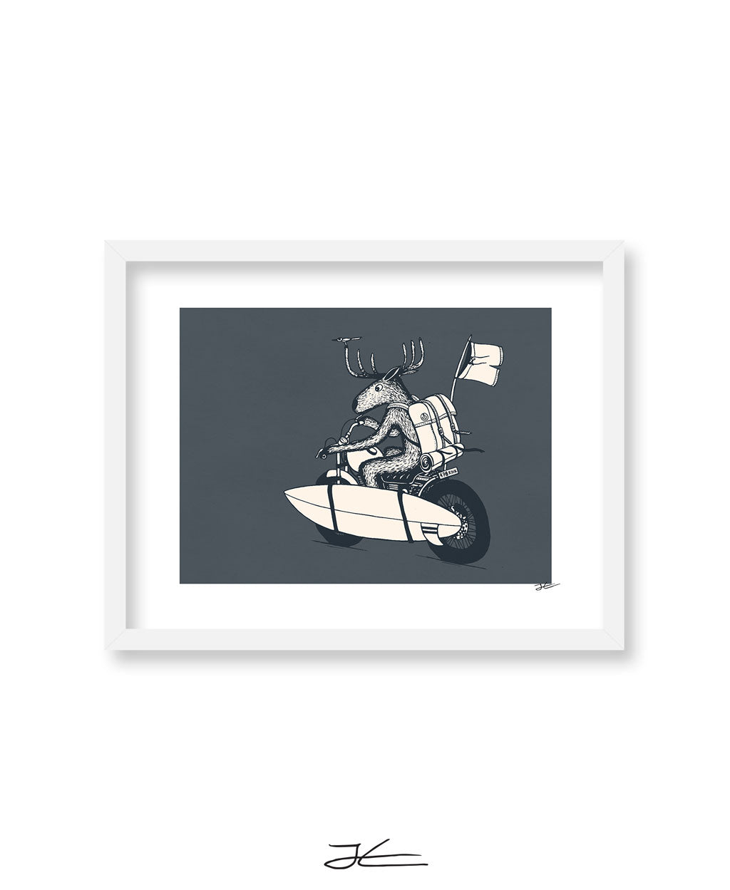 Moose On The Loose - Print/ Framed Print