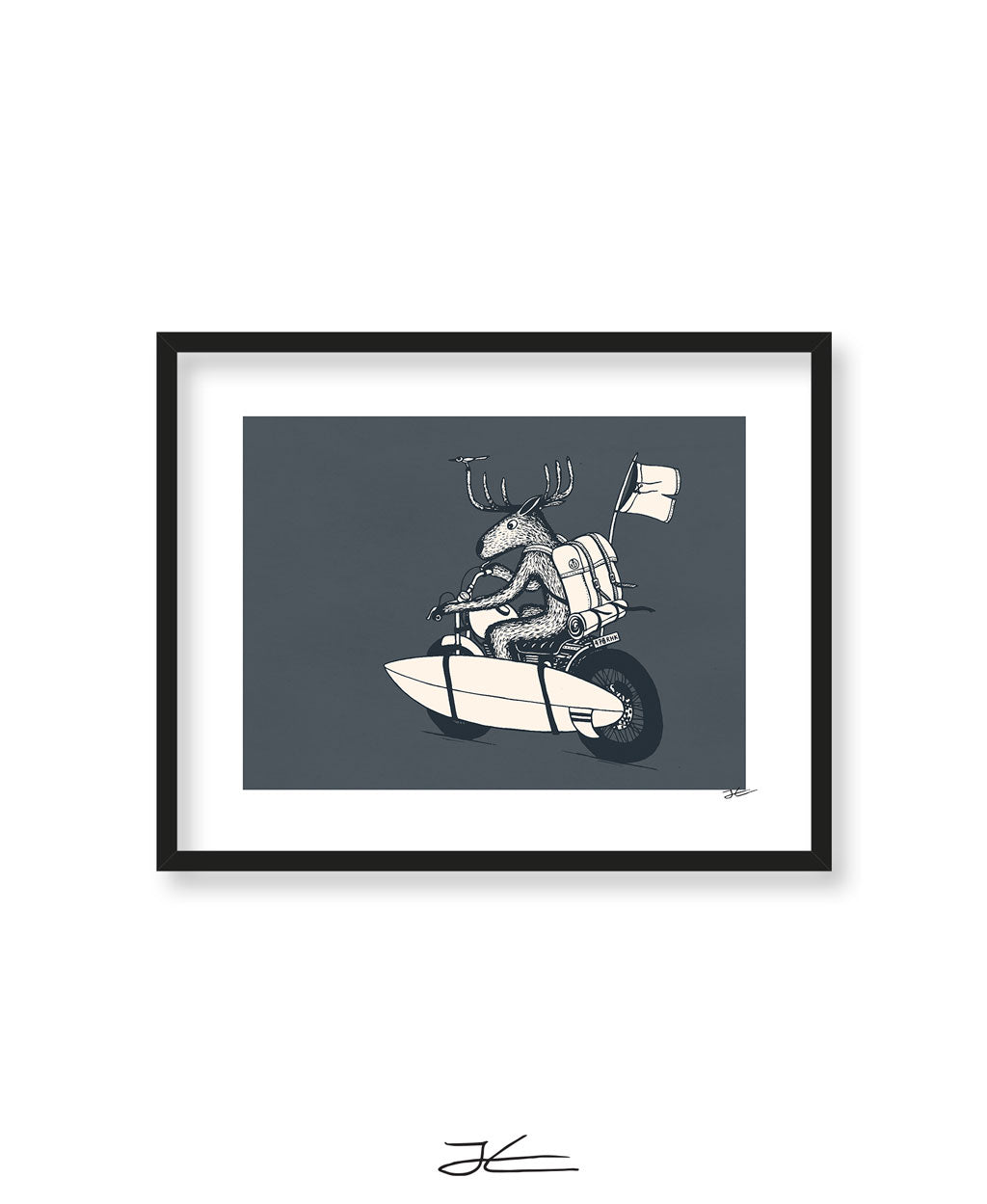Moose On The Loose - Print/ Framed Print