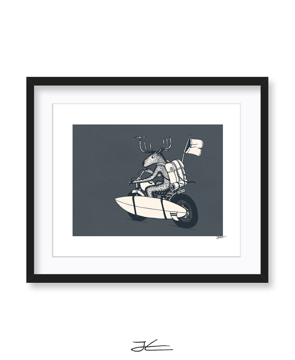 Moose On The Loose - Print/ Framed Print