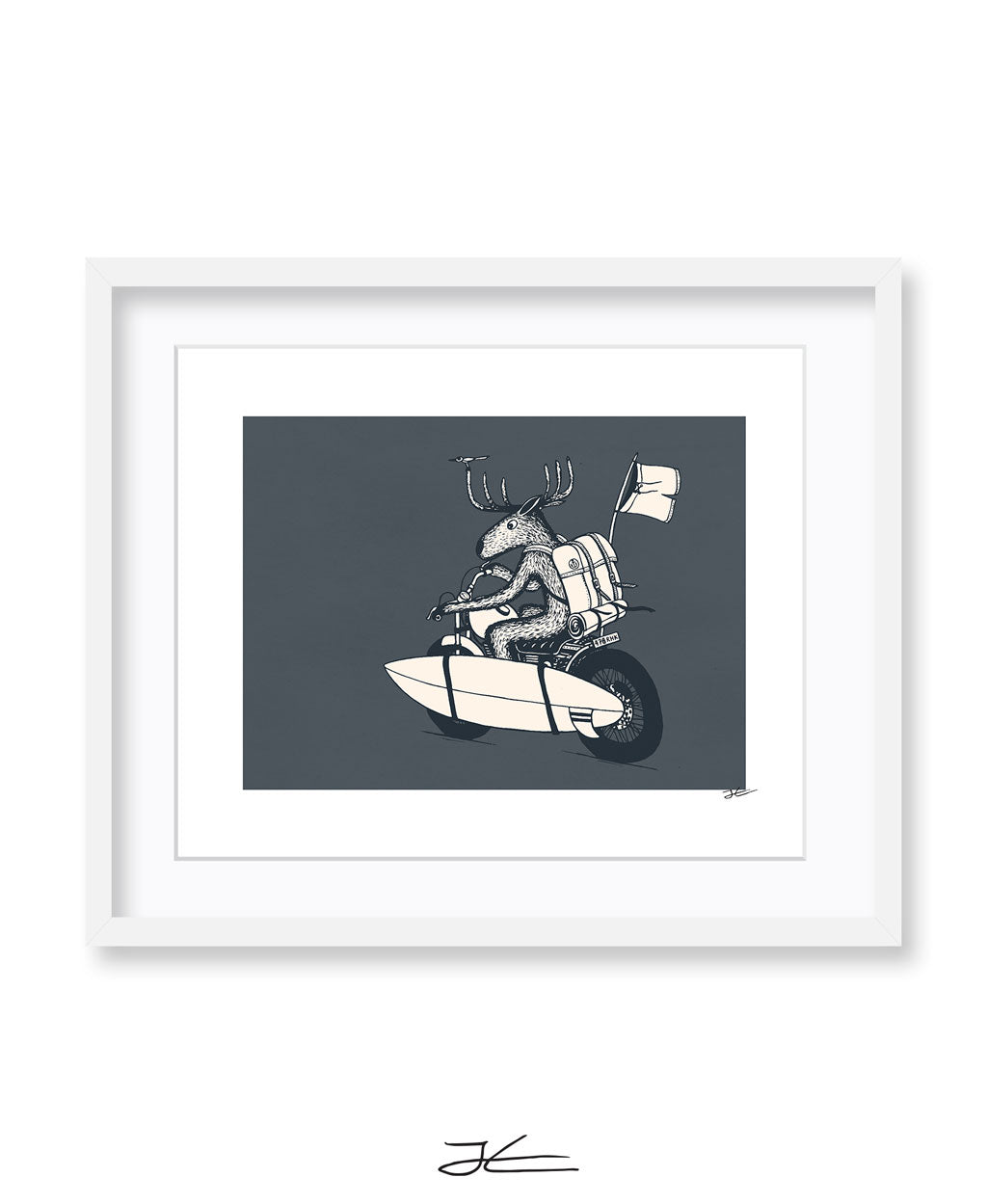 Moose On The Loose - Print/ Framed Print