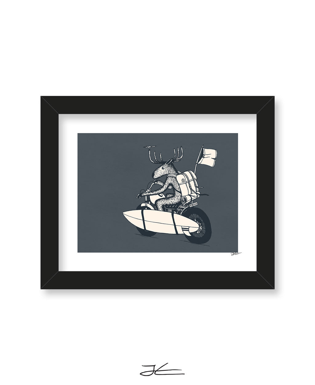 Moose On The Loose - Print/ Framed Print