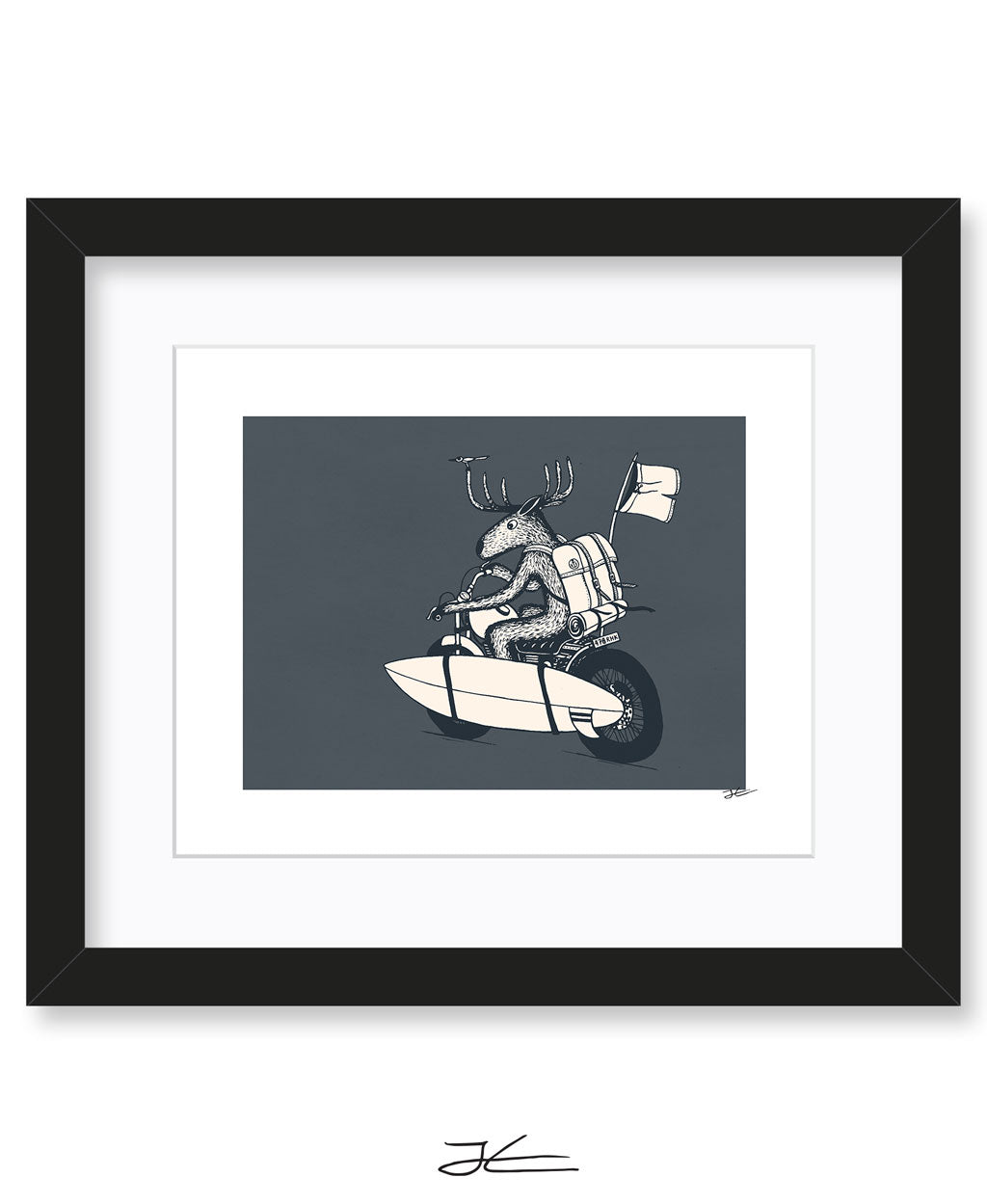 Moose On The Loose - Print/ Framed Print