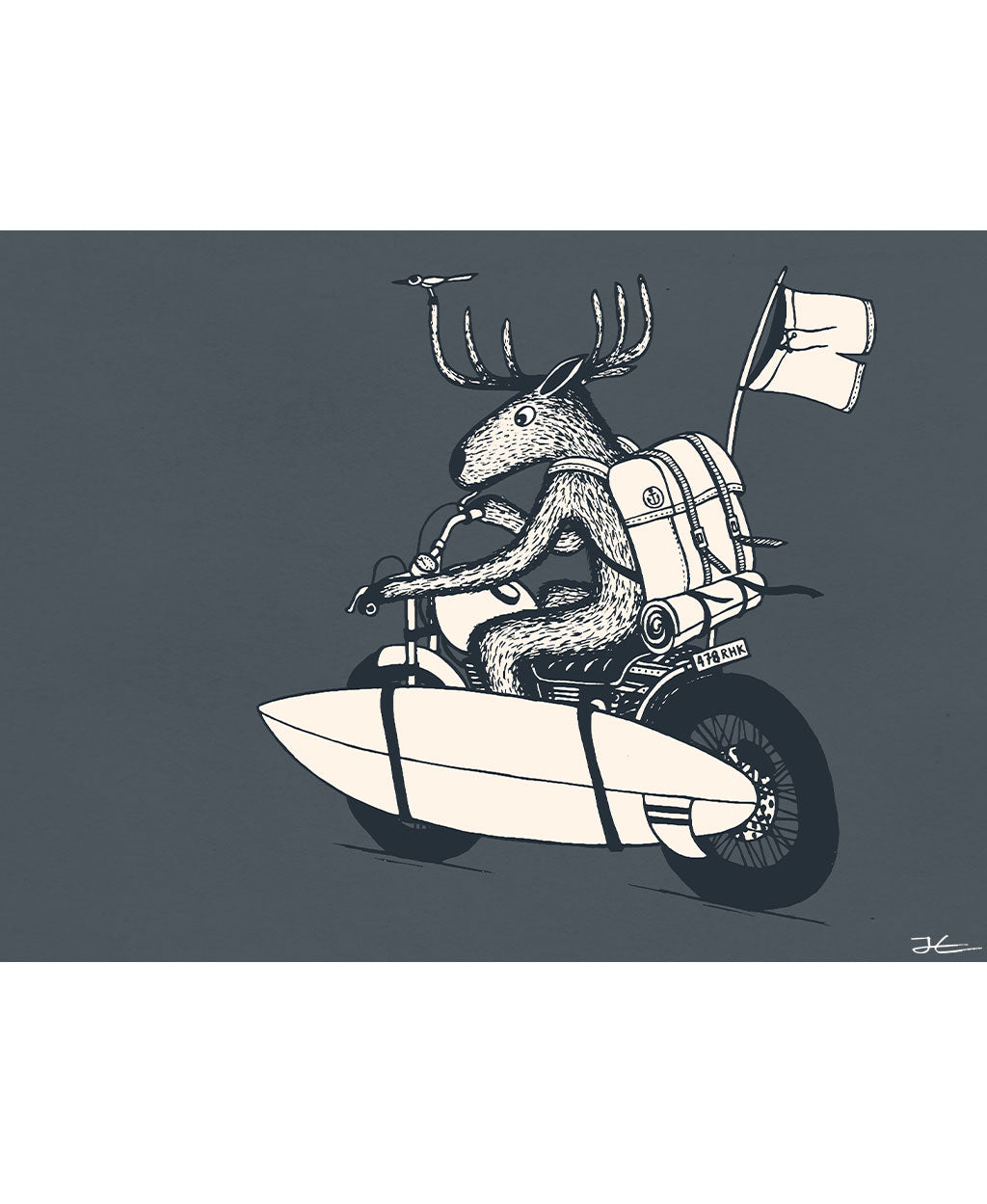 Moose On The Loose - Print/ Framed Print