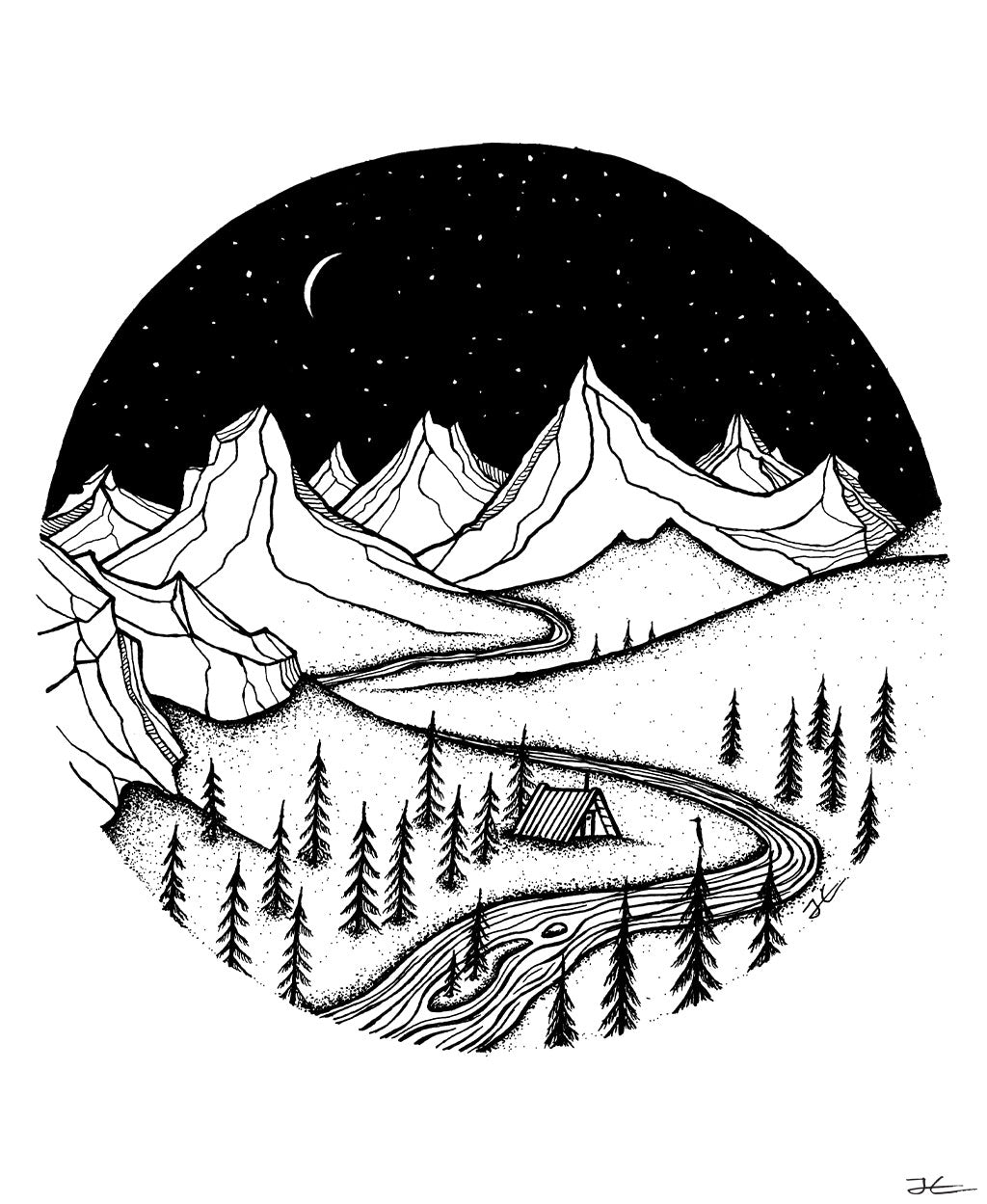 Mountain Home - Print/ Framed Print