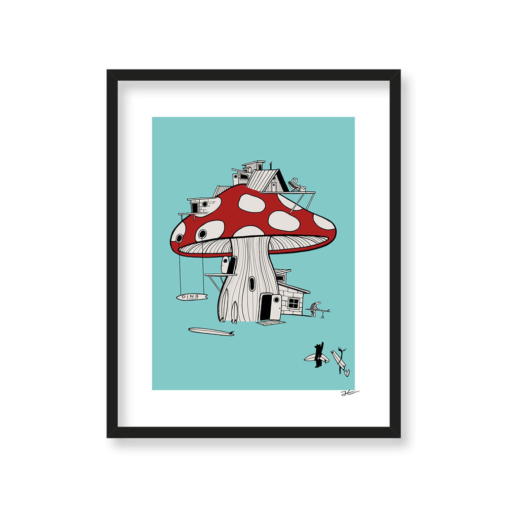 
                  
                    Mushroom Ding Repair - Print/ Framed Print
                  
                