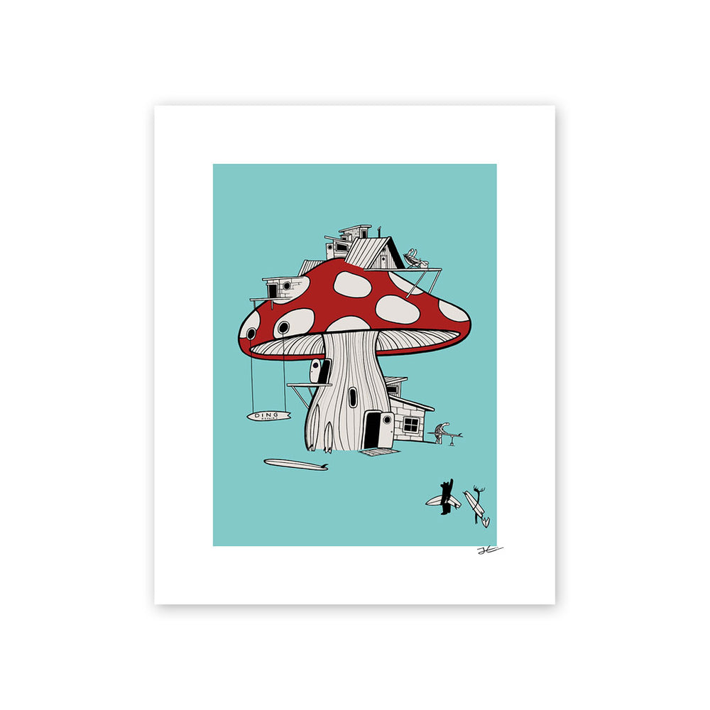 
                  
                    Mushroom Ding Repair - Print/ Framed Print
                  
                