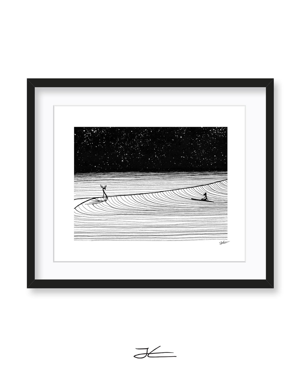 Night Slide  - Print/ Framed Print
