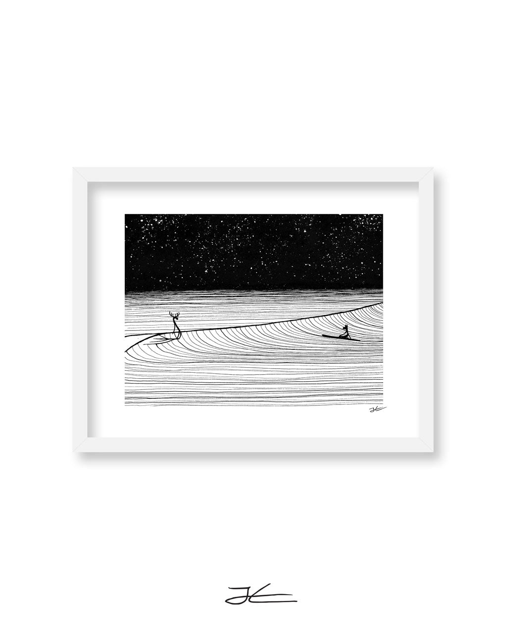 Night Slide  - Print/ Framed Print