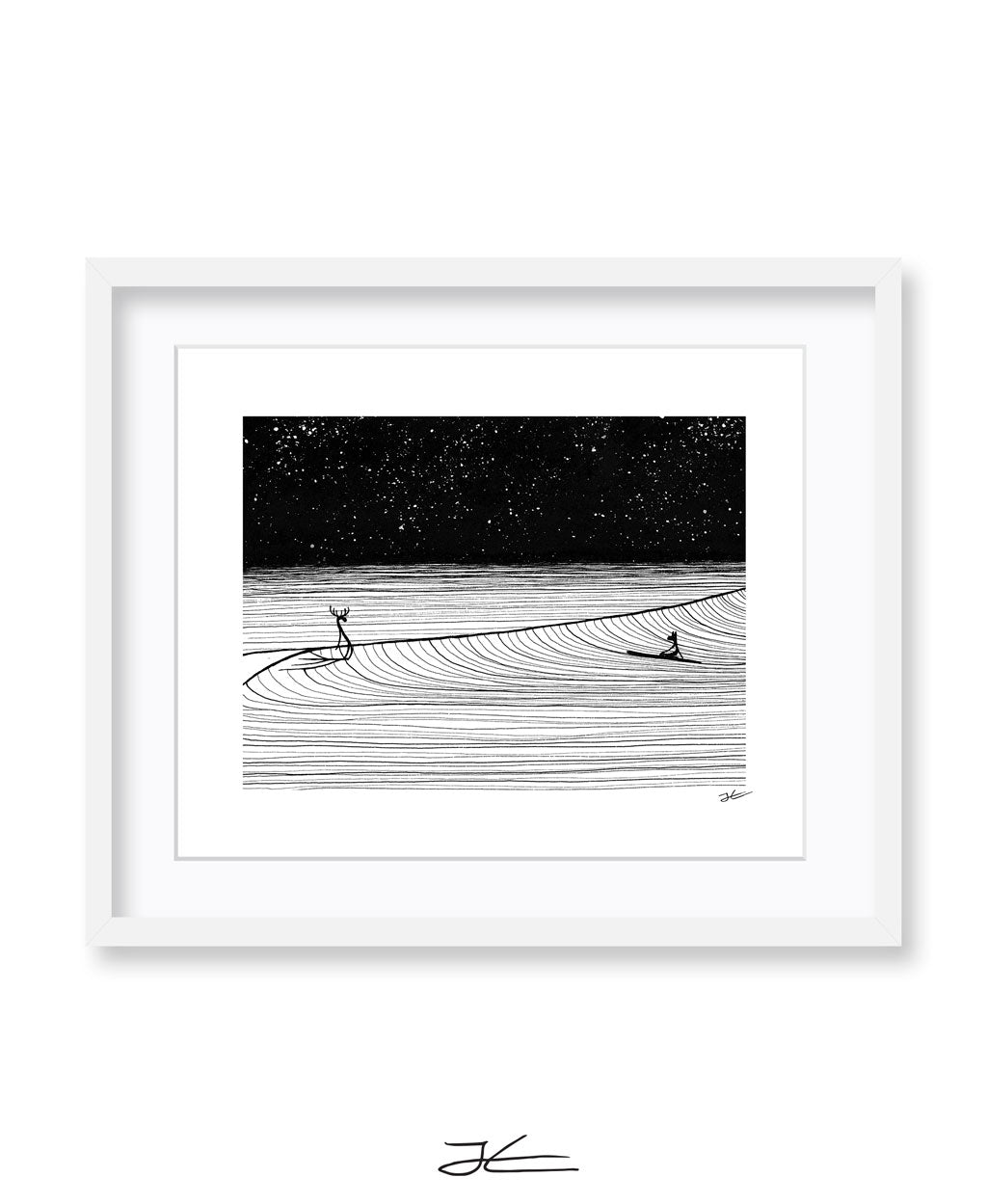 Night Slide  - Print/ Framed Print